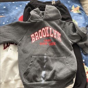 Grey Brooklyn Hoodie